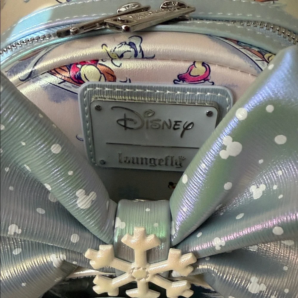 Loungefly Disney Mickey & Friends WinterWonderland & ears 🔸C tiny callout NWT